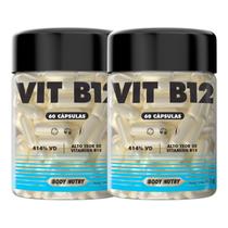 Kit 2x Vitamina B12 Bem Estar Geral, Metabolismo, Cansaço Foco e Energia 60 Cápsulas Body Nutry Kit 2x Vitamina B12 Bem Estar Geral, Metabolismo, Cansaço Foco e Energia 60 Cápsulas Body Nutry
