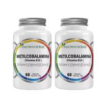Kit 2x Vitamina B12 Metilcobalamina 414% IDR 2x60 cps Flora