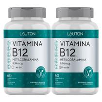 Kit 2X Vitamina B12 Metilcobalamina - 60 Comprimidos - Lauton Nutrition Kit 2X Vitamina B12 Metilcobalamina - 60 Comprimidos - Lauton Nutrition