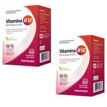 Kit 2x Vitamina B12 Metilcobalamina Mastigáveis 60 Comp