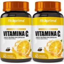 Kit 2x Vitamina C 1000mg + Zinco E Selênio 60 cápsulas - FitoPrime