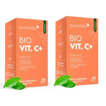 Kit 2x Vitamina C - Puravida 60 cápsulas