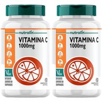 Kit 2X Vitamina C Vegan - 60 Comprimidos - Nutralin Kit 2X Vitamina C Vegan - 60 Comprimidos - Nutralin