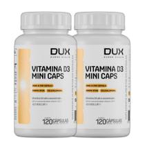 Kit 2x Vitamina D3 Colecalciferol 2000 UI 120 Caps - Dux