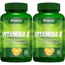 Kit 2X Vitamina E - 60 Cápsulas - Herbamed Kit 2X Vitamina E - 60 Cápsulas - Herbamed