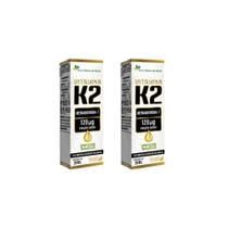 Kit 2x Vitamina K2 Menaquinona-7 2x20ml Laranja Flora Nativa Kit 2x Vitamina K2 Menaquinona-7 2x20ml Laranja Flora Nativa