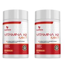 Kit 2x Vitamina K2 MK-7 60 Cápsulas 500mg Tuttiflora Kit 2x Vitamina K2 MK-7 60 Cápsulas 500mg Tuttiflora