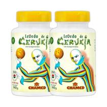 Kit 2x Vitamina Levedo Cerveja 500mg 100 Cps - CHAMEL