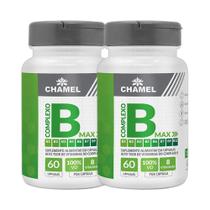 Kit 2x Vitamina Max Complexo B 60 Cps - CHAMEL Kit 2x Vitamina Max Complexo B 60 Cps - CHAMEL