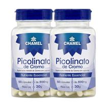 Kit 2x Vitamina Picolinato de Cromo 60 Cps - CHAMEL