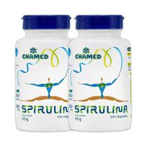 Kit 2x Vitamina Spirulina 550mg 100 Cps - CHAMEL