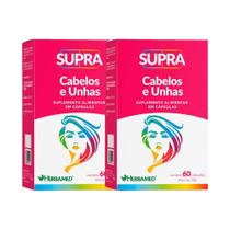 Kit 2x Vitamina Supra Cabelos e Unhas 60 cps - HERBAMED