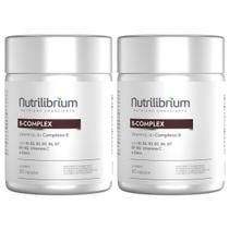 Kit 2x Vitaminas Complexo B Vitamina C Zinco 4 Meses Nutrilibrium