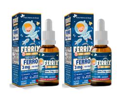 Kit 2x Vitamínico Infantil Kids Ferrix (30ml) - Flora Nativa Kit 2x Vitamínico Infantil Kids Ferrix (30ml) - Flora Nativa