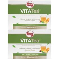 Kit 2X VitaTea - 30 Sachês de 2g - Vitafor Kit 2X VitaTea - 30 Sachês de 2g - Vitafor