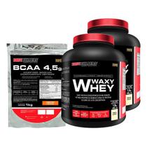 KIT 2x Waxy Whey 2kg + BCAA 1kg Tangerina - Bodybuilders KIT 2x Waxy Whey 2kg + BCAA 1kg Tangerina - Bodybuilders