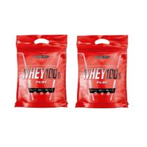 Kit 2x Whey 100% Pure Concentrado Refil 907g - Integralmedica Kit 2x Whey 100% Pure Concentrado Refil 907g - Integralmedica