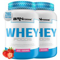 Kit 2x Whey Foods 900g BRNFOODS