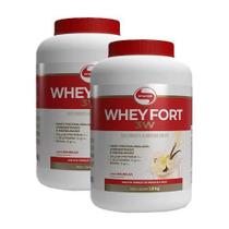 Kit 2X: Whey Fort 3W Baunilha Vitafor 1800G Kit 2X: Whey Fort 3W Baunilha Vitafor 1800G