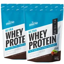 Kit 2x Whey Isolado Concentrado Chocolate Avela 907g - Shark Kit 2x Whey Isolado Concentrado Chocolate Avela 907g - Shark