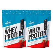 Kit 2x Whey Isolado Concentrado Morango 1.8kg - Shark Pro