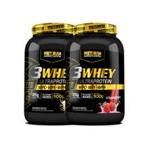 Kit 2x Whey Protein 3W Ultra Protein 900g - Pretorian