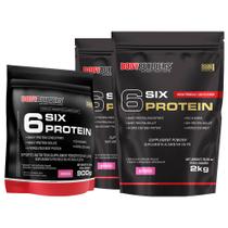 Kit 2x Whey Protein 6 Six Protein 2kg + 1x Whey Protein 6 Six Protein 900g Bodybuilders