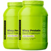 Kit 2x Whey Protein Blend Premium 900g My Suplementos Kit 2x Whey Protein Blend Premium 900g My Suplementos