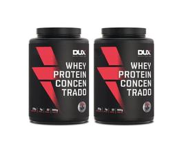 Kit 2x Whey Protein Concentrado 900g Dux Nutrition