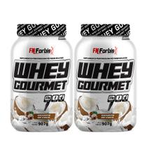 Kit 2X Whey Protein Gourmet 907g Pote - FN Forbis Nutrition Kit 2X Whey Protein Gourmet 907g Pote - FN Forbis Nutrition