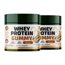 Kit 2x Whey Protein Gummy Banoffee Ekobé 30 Gomas Zero Açúcar