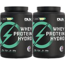 Kit 2X Whey Protein Hydro - 900g Baunilha - Dux Nutrition Kit 2X Whey Protein Hydro - 900g Baunilha - Dux Nutrition