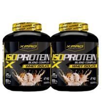 Kit 2x Whey Protein Iso Protein Blend Complex 2Kg Xpro Nutrition