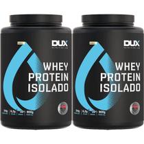 Kit 2X Whey Protein Isolado - 900g Baunilha - Dux Nutrition
