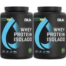 Kit 2X Whey Protein Isolado All Natural - 900g Baunilha - Dux Nutrition Kit 2X Whey Protein Isolado All Natural - 900g Baunilha - Dux Nutrition