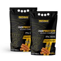 Kit 2x Whey Protein Isolado Iso Blend Complex 2Kg - Pretorian