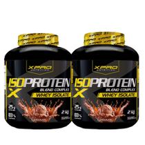Kit 2x Whey Protein Isolado Iso Blend Complex 2Kg XPRO Nutrition