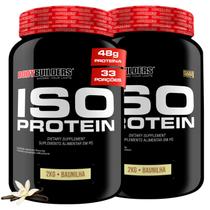 Kit 2x Whey Protein Isolado Iso Protein 2kg Bodybuilders