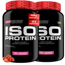 Kit 2x Whey Protein Isolado Iso Protein 2kg Bodybuilders
