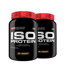 Kit 2x Whey Protein Isolado Iso Protein 2kg - Suplemento em pó Proteína Isolada - Recuperação Muscular - Bodybuilders