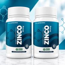Kit 2x Zinco Zunn Ultra 29.52mg 60 Cap 4 meses Alta Concentração Imunidade Beleza Antioxidante - ZUNN NUTRISAUDE