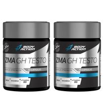 Kit 2x Zma Gh Testo 30 Caps Super Concentrado Premium Bodyaction