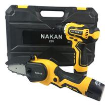 Kit 2x1 25v Parafusadeira Mini Motoserra 25v Top Premium