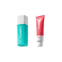 Kit 2x1 Creamy Skincare Facial Antiacne Glicointense Peel + Gel Creme Calming Cream Vegano