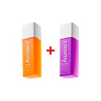 Kit 2x1 Creamy Skincare Vitamina C + Retinol Antiidade Vegano Tratamento Facial Antioxidante Antirrugas