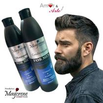 Kit 2x1 For Men Cabelo Barba Anticaspa para o Combate a Caspa e Seborreia Maycrene Envio Imediato