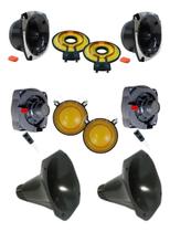 Kit 2x2 driver tweeter unlike 500 + cornetas reparos