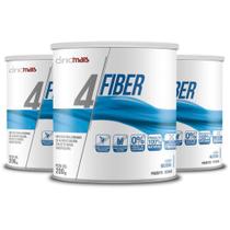 Kit 3 4 Fiber Fibras Solúveis Clinicmais 200G Neutro