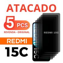 Kit 3 /5 / 10 Películas Privativa De Vidro Temperado Compatível Para Redmi 15C 4G/5G