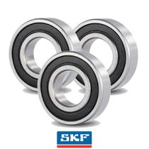kit 3 608 2rs Rolamento 8x22x7 blindagem dupla de borracha 1º linha - SKF